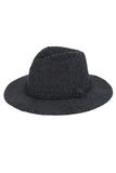 Chenille Pattern and Braided Band Winter Fedora