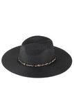 Confetti Braided Chain Band Summer Straw Hat