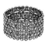 Bubble Stone Stretch Evening Bracelet