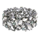 Marquise Crystal Stretch Evening Bracelet
