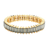 Rectangle Stone Stretch Evening Bracelet
