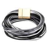 Faux Leather Wrap Bracelet
