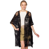 Flower Lace Kimono Poncho