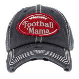 Football Mama Vintage Baseball Cap