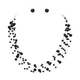 Galactic Pearl Collar Necklace