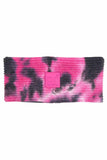 C.C Tie Dye Headband With Rubber Patch Headwrap Earmuffs