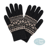 Knit Aztec Smart Gloves