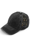 C.C WEAVON BASKET CRISS-CROSS PONYCAP
