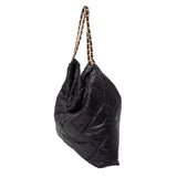 Padded Adjustable Metal Strap Shoulder Bag