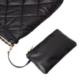 Padded Adjustable Metal Strap Shoulder Bag