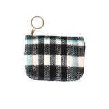 Plaid Check Coin Card Purse