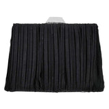 Pleated Evening Clutch Crossbody Bag