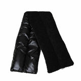 Reversible Puffer Sherpa Pull Through Scarf