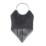 Shimmery Evening Clutch Crossbody Bag