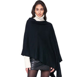 Solid Scarf Poncho