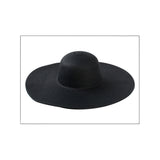 Women's Solid Floppy Straw Sun Hat