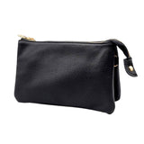 Trio Faux Leather Rectangle Crossbody Bag