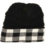Buffalo Check C.C Beanie Tail