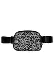 C.C Animal Print Rhinestone Crossbody Fanny Pack