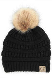 C.C Solid Ribbed Baby Beanie