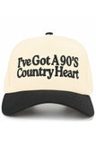 C.C I'VE GOT A 90'S COUNTRY HEART Two Tone Trucker Hat