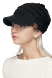 C.C Ribbed Knit Brim Beanie