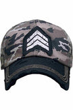 MILITARY RANK VINTAGE BASEBALL CAP