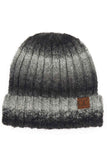 C.C Ombre Knit Beanie With Cuff