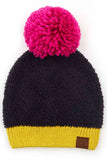C.C Knitted Sherpa Soft Beanie With Color