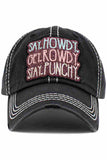 SAY HOWDY Vintage BaseCap