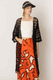 Solid Color Crochet Cardigan