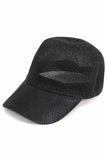 Summer Straw Solid Baseball Cap