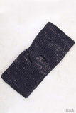 Two Color Knit with Spangle Head Band
