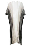Two Tone Lurex Kimono