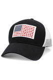 FLAG Patch Mesh Back American Flag Theme Baseball Cap