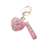 Bling Heart Bag Charm