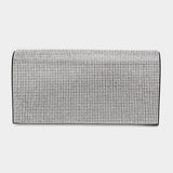 Bling Solid Evening Clutch Crossbody Bag