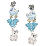Baby Tiered Seed Bead Earrings
