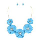 Bloom Flower Link Necklace