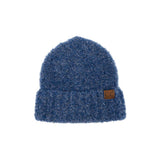 C.C Mixed Color Boucle Cuff Beanie