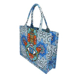 Evil Eye Hamsa Hand Printed Tote Bag
