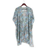 Paisley Patterned Cover Up Kimono Poncho