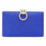 Shimmery Evening Clutch Crossbody Bag