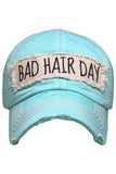 BAD HAIR DAY Washed Vintage Baseball Cap