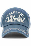Eat Sleep Hunt Vintage Baseball Cap