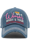 I AM A WOMEN SUPERPOWER Vintage Ball Cap