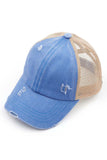 C.C Women's Baseball Ponytail Cap