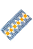 Multi Color Tile Print Headband