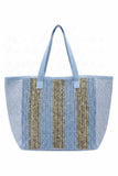 Nautical Stripe Tote Bag