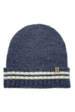 Striped Knit Super Soft Cuff Beanie